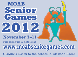 Senior Games event logo and dates
